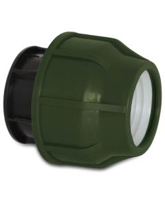 End cap for an LDPE pipe