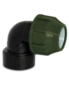 Elbow connector to a 1" screw thread (female)