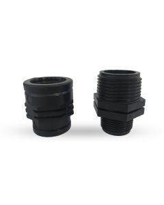 Connection kit for transition to 1" female thread