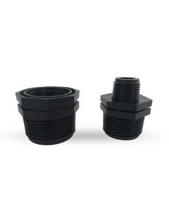Connection kit for transition to 1 ¼" female thread