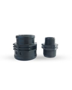 Connection kit for transition to 1 ¼" male thread