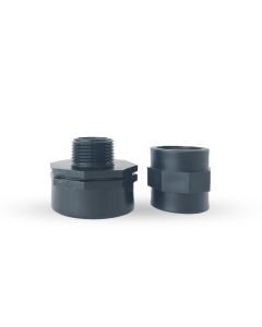 Connection kit for transition to 1 ½" male thread