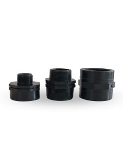 Connection kit for transition to 2" male thread