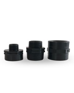 Connection kit for transition to 2" male thread