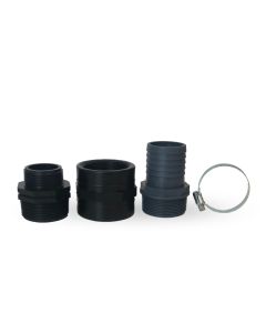 Connection kit for a 50 mm garden hose