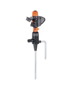 Pulsating sprinkler on spike