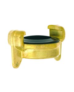 Quick coupling dust cap brass