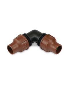 Drip hose elbow connector