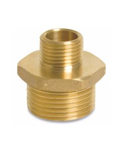 Reducing nipple brass from ¾" to 1"