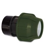 Connector to a 1" screw thread (female)