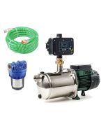 DAB JetInox 132 M + DAB Control-D with a Pre-filter and 7 metre suction hose