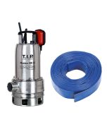 T.I.P. Maxima 18000 with a 20 metre drain hose